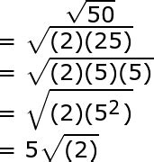 50 square root of 3|simplify root 50.